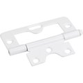 Hardware Resources Bright White 3" Swaged Loose Pin Non-Mortise Hinge with 1 Slot 9805BWH
